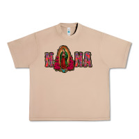 Burro Nana Lady Of Guadalupe Urban Heavy Tee - Jasminsmagicworld