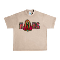 French Oak Nana Lady Of Guadalupe Urban Heavy Tee - Jasminsmagicworld