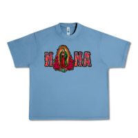 Pebble Blue Nana Lady Of Guadalupe Urban Heavy Tee - Jasminsmagicworld