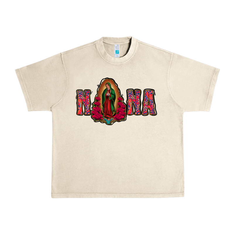 Nana Lady Of Guadalupe Urban Heavy Tee by Jasminsmagicworld | Teevron