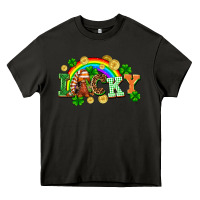 Asphalt lucky gnome St. Patricks Day Heavy Core Tee - FaDigitalArtStudio