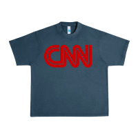 Midnight Navy cnn Urban Heavy Tee - linhVisuals