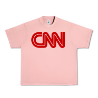 Salmon cnn Urban Heavy Tee - linhVisuals