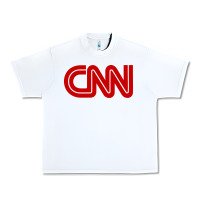 White cnn Urban Heavy Tee - linhVisuals