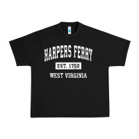 Black harpers ferry west virginia wv vintage established sports pullover hoo Urban Heavy Tee - linhVisuals