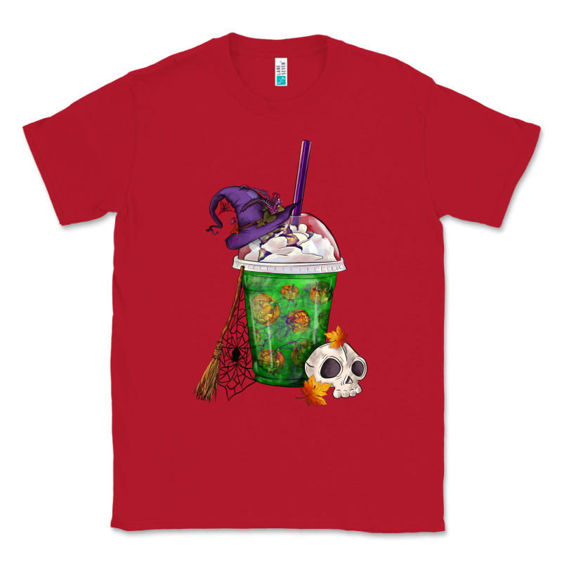 Halloween Spooky Pumpkins Frappe Classic Tee by FaDigitalArtStudio | Teevron