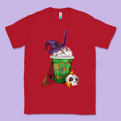 Halloween Spooky Pumpkins Frappe Classic Tee Designed By Fadigitalartstudio