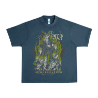 Midnight Navy lamb of god music concert Urban Heavy Tee - linhVisuals