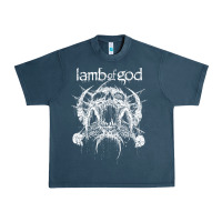 Midnight Navy lamb of god music concert Urban Heavy Tee - linhVisuals