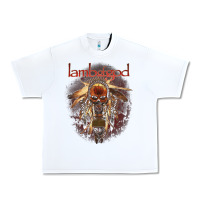 White lamb of god music concert Urban Heavy Tee - linhVisuals