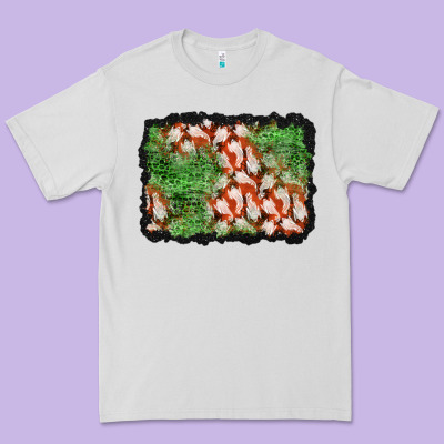 Halloween Ghost Background Premium Tee Designed By Bundleandbundleshop