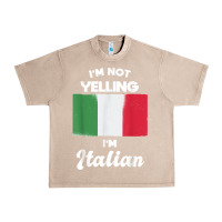 French Oak i'm not yelling i'm italian t shirt Urban Heavy Tee - linhVisuals
