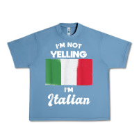 Pebble Blue i'm not yelling i'm italian t shirt Urban Heavy Tee - linhVisuals