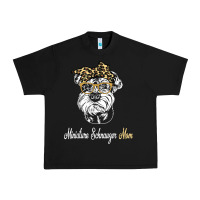 Black birthday and mother's day gift miniature schnauzer mom t shirt Urban Heavy Tee - linhVisuals