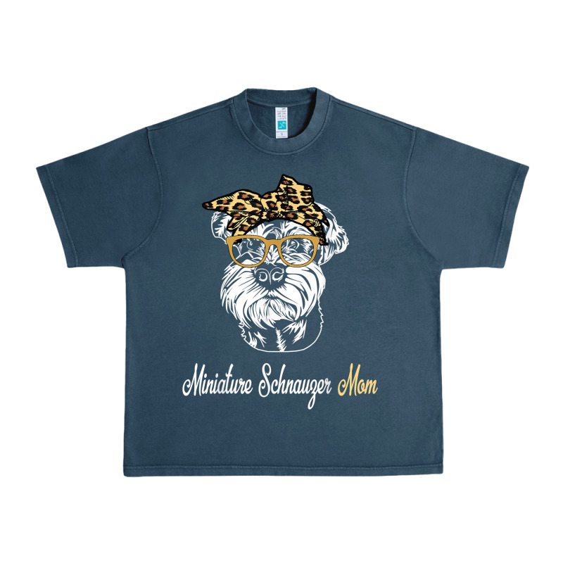 Birthday And Mother's Day Gift Miniature Schnauzer Mom T Shirt Urban Heavy Tee by linhVisuals | Teevron