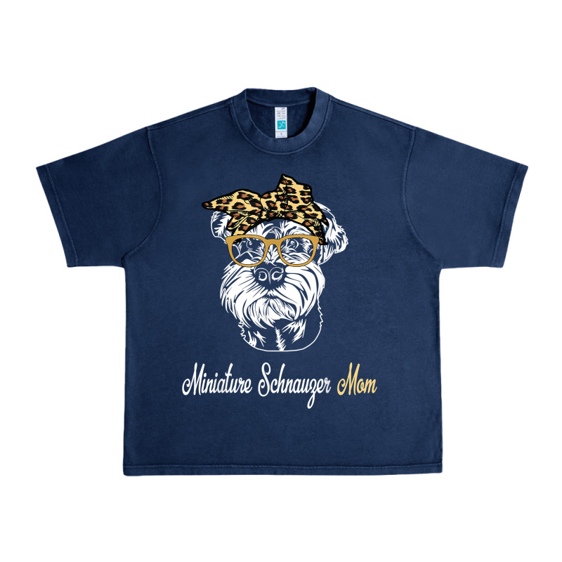 Birthday And Mother's Day Gift Miniature Schnauzer Mom T Shirt Urban Heavy Tee by linhVisuals | Teevron