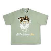Oil Green birthday and mother's day gift miniature schnauzer mom t shirt Urban Heavy Tee - linhVisuals