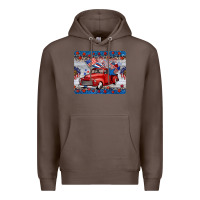 Coffee american truck 4th of july mousepad Premium Hoodie - BarkalooDesign