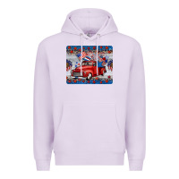 Lilac american truck 4th of july mousepad Premium Hoodie - BarkalooDesign
