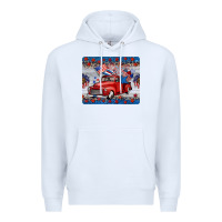 White american truck 4th of july mousepad Premium Hoodie - BarkalooDesign