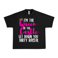 Black i’m the queen of the castle get down you dirty rascal t shirt Urban Heavy Tee - linhVisuals