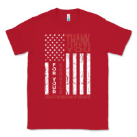 Red thank you for your service   veterans day t Classic Tee - maiPhamDesign
