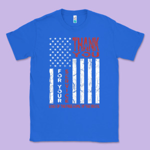 Thank You For Your Service   Veterans Day T Classic Tee Designed By Maiphamdesign
