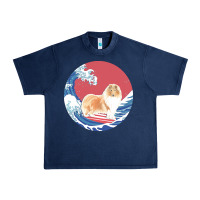 Navy rough collie t  shirt rough collie gifts   ocean waves surfing rough c Urban Heavy Tee - linhVisuals