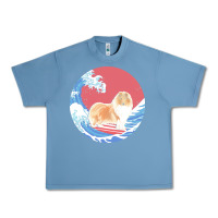 Pebble Blue rough collie t  shirt rough collie gifts   ocean waves surfing rough c Urban Heavy Tee - linhVisuals