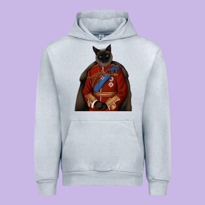 Pet Portraits, Custom Pet Portraits, Renaissance Pet Portraits, Custom Urban Hoodie Designed By Ranaportraitstore