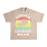 French Oak someone in colorado loves me t  shirt someone in colorado loves me fun Urban Heavy Tee - linhVisuals
