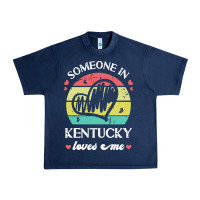 Navy someone in kentucky loves me t  shirt someone in kentucky loves me fun Urban Heavy Tee - linhVisuals