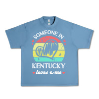 Pebble Blue someone in kentucky loves me t  shirt someone in kentucky loves me fun Urban Heavy Tee - linhVisuals