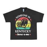 Pigment Black someone in kentucky loves me t  shirt someone in kentucky loves me fun Urban Heavy Tee - linhVisuals