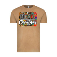 Vintage Camel Western Merry Christmas Vintage Tee - CowhideDigitalArt