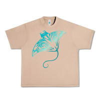 Hawaii Tribal Manta Ray Hawaiian Shirt Shark Lover T Shirt Urban Heavy Tee | Teevron