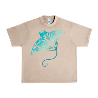 French Oak hawaii tribal manta ray hawaiian shirt shark lover t shirt Urban Heavy Tee - linhVisuals