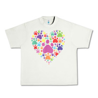 Pistachio heart paw print dog cat lover valentines day t shirt Urban Heavy Tee - linhVisuals