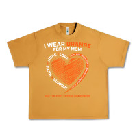 Peanut Butter i wear orange for my mom ms multiple sclerosis awareness t shirt Urban Heavy Tee - linhVisuals