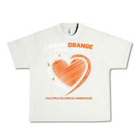 Pistachio i wear orange for my mom ms multiple sclerosis awareness t shirt Urban Heavy Tee - linhVisuals