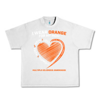 Lunar Rock i wear orange for my mom ms multiple sclerosis awareness t shirt Urban Heavy Tee - linhVisuals