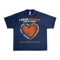 Navy i wear orange for my mom ms multiple sclerosis awareness t shirt Urban Heavy Tee - linhVisuals