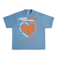 Pebble Blue i wear orange for my mom ms multiple sclerosis awareness t shirt Urban Heavy Tee - linhVisuals