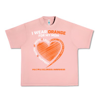 Salmon i wear orange for my mom ms multiple sclerosis awareness t shirt Urban Heavy Tee - linhVisuals
