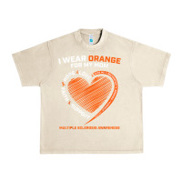 Sandshell i wear orange for my mom ms multiple sclerosis awareness t shirt Urban Heavy Tee - linhVisuals