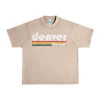 French Oak denver colorado vintage 70's 80's retro style men women t shirt Urban Heavy Tee - linhVisuals