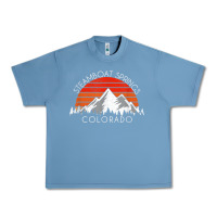 Pebble Blue retro vintage steamboat springs colorado distressed t shirt Urban Heavy Tee - linhVisuals