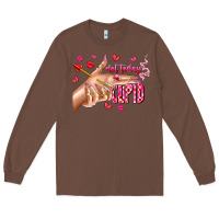 Chestnut Not Today Cupid Long Sleeve Tee - CowhideDigitalArt