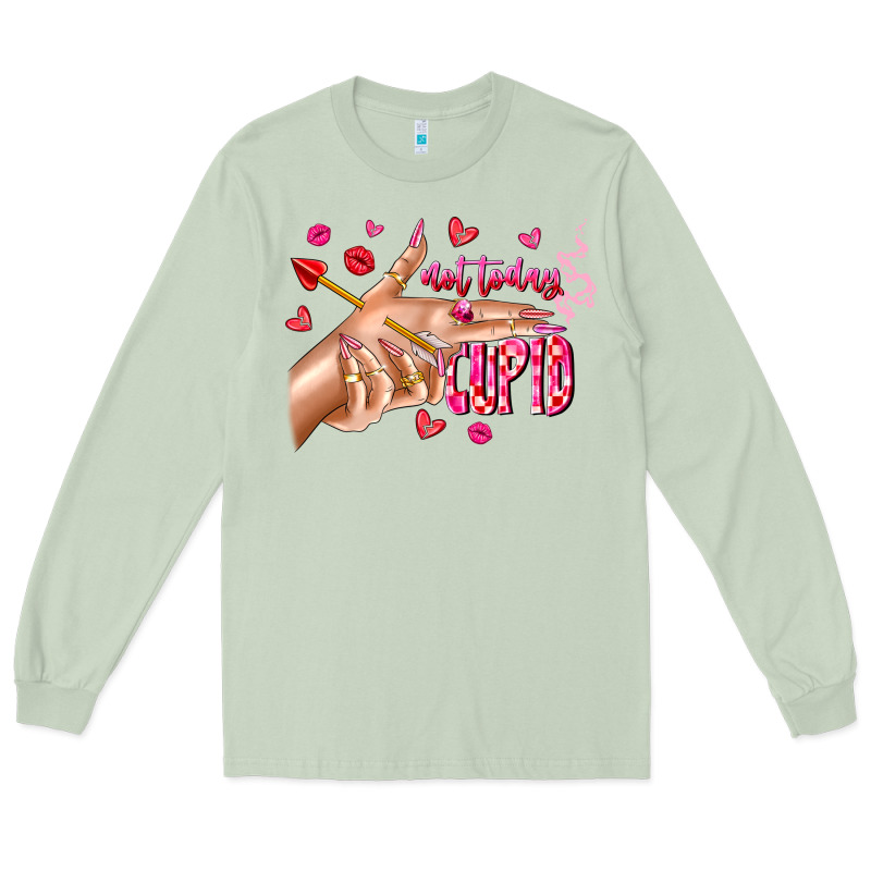 Not Today Cupid Long Sleeve Tee by CowhideDigitalArt | Teevron
