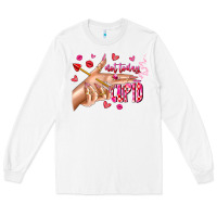 White Not Today Cupid Long Sleeve Tee - CowhideDigitalArt